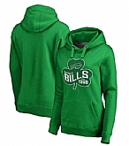 Women Buffalo Bills Pro Line by Fanatics Branded St. Patrick's Day Paddy's Pride Pullover Hoodie Kelly Green FengYun,baseball caps,new era cap wholesale,wholesale hats